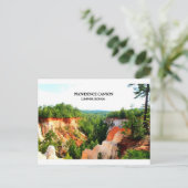 VORSEHUNGS-SCHLUCHT - Lumpkin, Georgia Postkarte (Stehend Vorderseite)