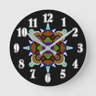 Vorshadowing Runde Wanduhr