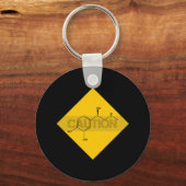 Vorsicht: Adrenalin. Schlüsselanhänger (Vorderseite)