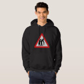 VORSICHT ältere Menschen - BRITISCHES Hoodie (Vorne ganz)