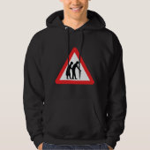 VORSICHT ältere Menschen - BRITISCHES Hoodie (Vorderseite)