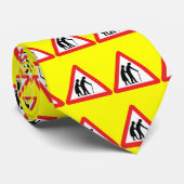 VORSICHT ältere Menschen - BRITISCHES Krawatte (Gerollt)