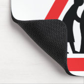 VORSICHT ältere Menschen - BRITISCHES Mousepad (Ecke)