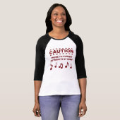 Vorsicht anfällig für plötzliche Ausbrüche des T-Shirt (Vorne ganz)