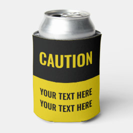 Vorsicht anpassen Gelb zeichnen Dosenkühler