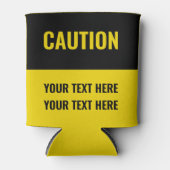 Vorsicht anpassen Gelb zeichnen Dosenkühler (Vorderseite)