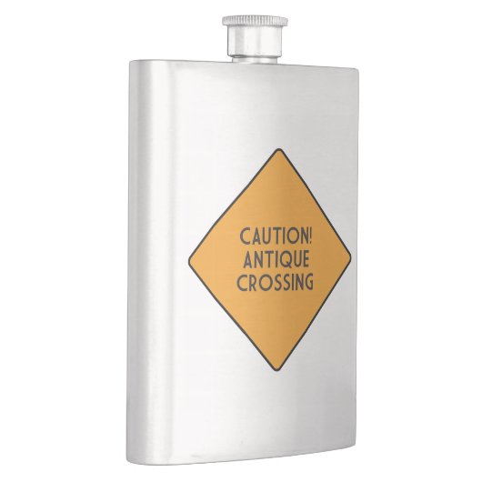 Vorsicht! Antike Überfahrt Flachmann (Rechts)