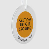 Vorsicht! Antike Überfahrt Ornament (Vorderseite)