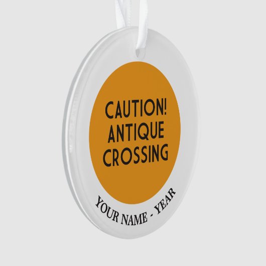 Vorsicht! Antike Überfahrt Ornament (Vorderseite)