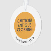 Vorsicht! Antike Überfahrt Ornament (Vorderseite)