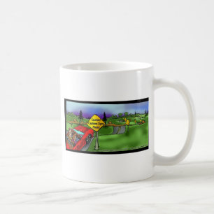 Vorsicht Anzeichen Funny Gifts T-Shirts & Sammlers Kaffeetasse