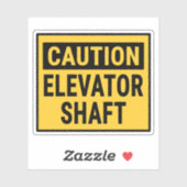 Vorsicht Aufhängevorrichtung Aufkleber (Blatt)