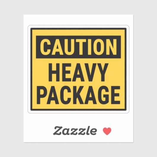 Vorsicht Aufkleber (Blatt)