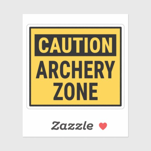 Vorsicht Aufkleber (Blatt)