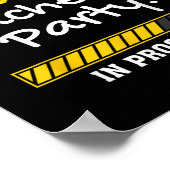 Vorsicht! Bachelor Party in Progress Groom Bridge Poster (Ecke)