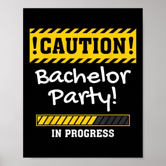 Vorsicht! Bachelor Party in Progress Groom Bridge Poster (Vorne)