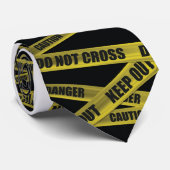 Vorsicht-Band - Krawatte (Gerollt)