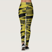 Vorsicht-Band Leggings (Rückseite)
