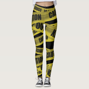 Vorsicht-Band Leggings