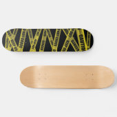 Vorsicht-Band-Skateboard Skateboard (Horizontal)