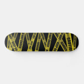 Vorsicht-Band-Skateboard Skateboard (Horizontal)
