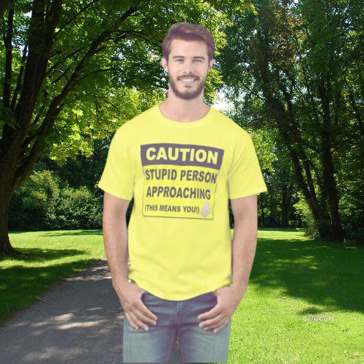 Vorsicht bei Ankunft von gestohlenen Personen Unis T-Shirt