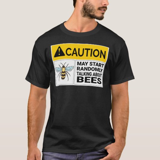 Vorsicht bei der Bee Keeper kann beginnen T-Shirt (Vorderseite)