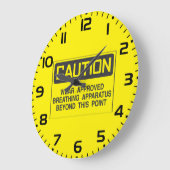 Vorsicht bei der Benutzung von Schildkröten Große Wanduhr (Winkel)