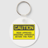 Vorsicht bei der Benutzung von Schildkröten Schlüsselanhänger (Vorderseite)