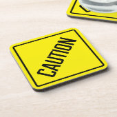 Vorsicht bei hartem Kunststoff-Untersetzer Getränkeuntersetzer (Linke Seite)