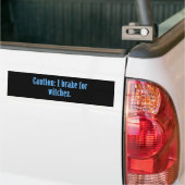 Vorsicht bei Hexen Autoaufkleber (Auf Lkw)