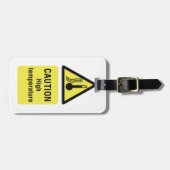 Vorsicht bei Hochtemperatur Gepäckanhänger (Vorderseite horizontal)