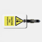 Vorsicht bei Hochtemperatur Gepäckanhänger (Rückseite horizontal)