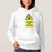 Vorsicht bei Hochtemperatur Hoodie (Vorderseite)