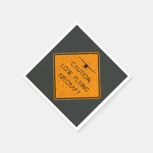 Vorsicht bei Low-Fying-✈️ Serviette (Ecke)