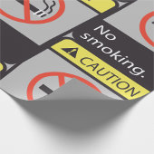 Vorsicht bei Rauchverbot Geschenkpapier