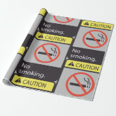 Vorsicht bei Rauchverbot Geschenkpapier (Ungerollt)