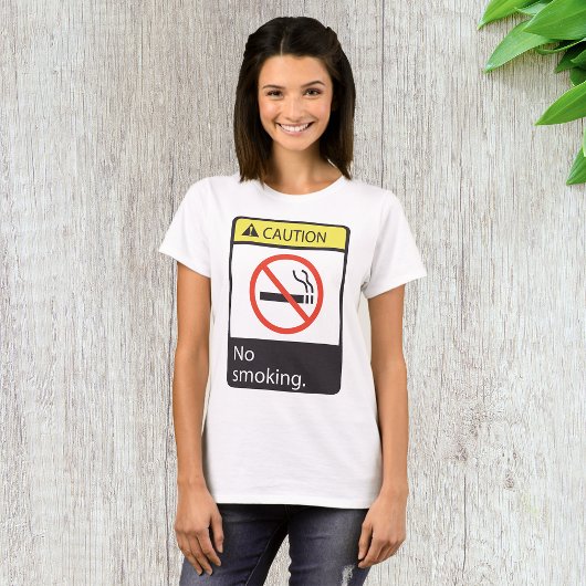 Vorsicht bei Rauchverbot T-Shirt