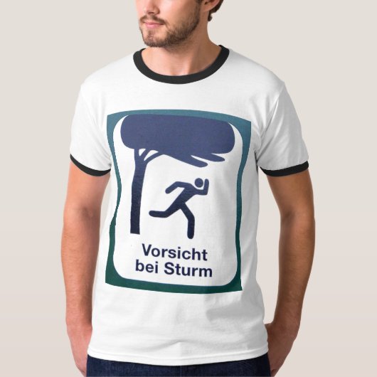 Vorsicht_bei_Sturm T-Shirt (Vorderseite)