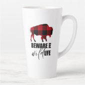 Vorsicht bei Wild Life Buffalo Kariert ID669 Milchtasse (Rechts)