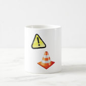 Vorsicht beim Cone Warning Kaffeetasse (Mittel)
