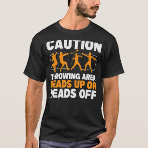 Vorsicht beim Drehen des Bereichs schießen Track u T-Shirt