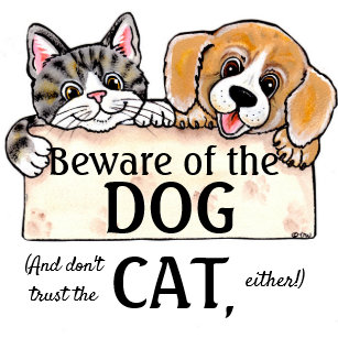 Lustige Hunde Und Katze Fliesen Zazzlede