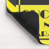 Vorsicht bitte, Erfolg nicht garantiert Mousepad (Ecke)
