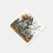 Vorsicht & Boo - Das Spuk Gatehouse Serviette (Ecke)