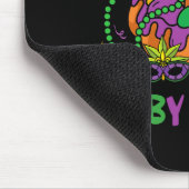 Vorsicht Byby Funny Mardi Gras Parade Carnaval Mousepad (Ecke)