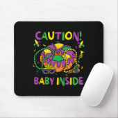 Vorsicht Byby Funny Mardi Gras Parade Carnaval Mousepad (Mit Mouse)