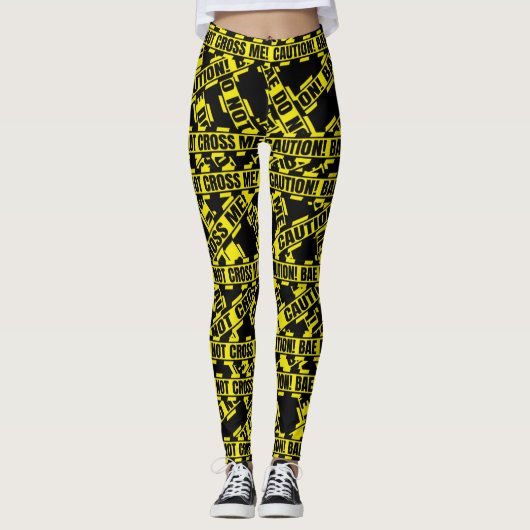 Vorsicht, da ich keine Leggings für das Design von (Vorderseite)