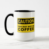 Vorsicht, das darf kein Getränk sein Tasse (Links)