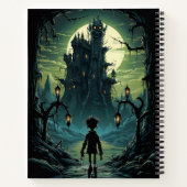 Vorsicht! Das verfluchte Schloss Halloween Notizblock (Rückseite)